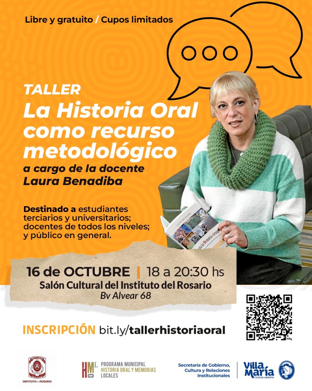 Historia Oral en Villa María,&nbsp;Córdoba