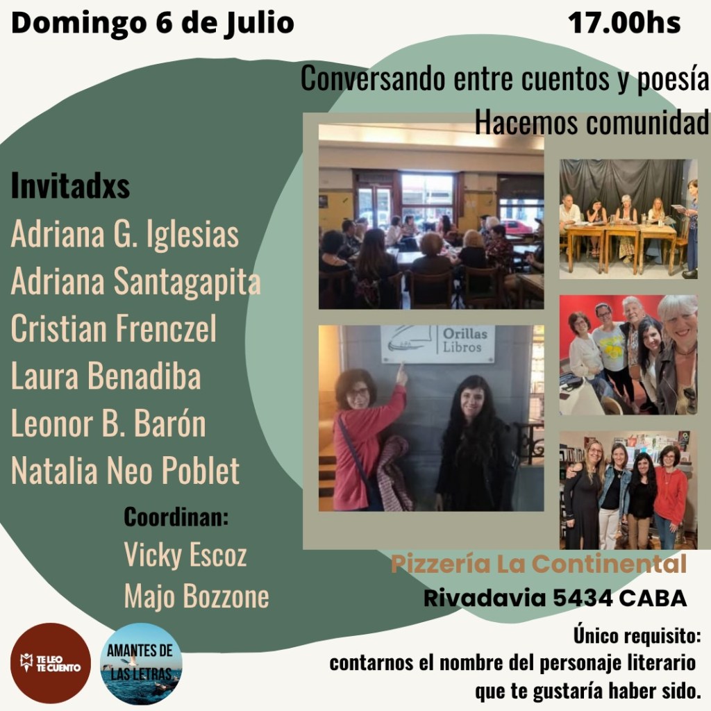 Conversando entre cuentos y poesías. Hacemos comunidad.