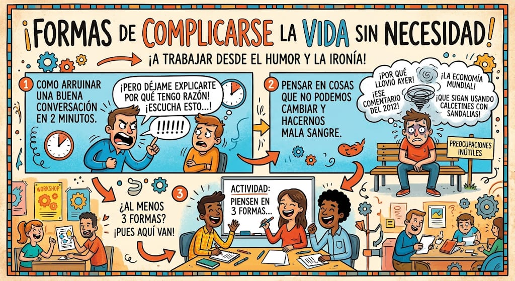 Formas de complicarse la vida sin&nbsp;necesidad.